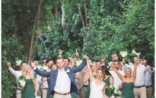 Tropical Green wedding