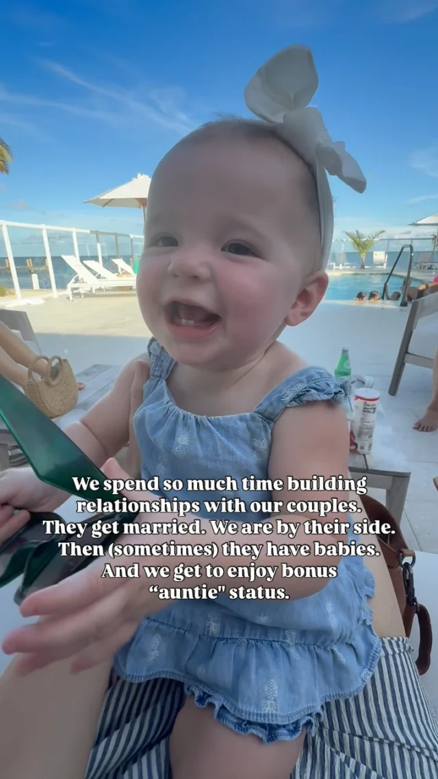 This. This is the WHOLE POINT. This is so much more than a job to us. Than a company. Not one of our weddings is “just another day” “just another inquiry” “just another couple”. We deeply, sincerely value and CHERISH the absolute HONOR it is to be trusted with someone’s wedding day. It’s sacred. We always strive to deeply connect with each and every one of our couples to honor this trust. We will never tire of getting to know the nooks and crannies of every love story, and the beautiful quirks that makes up each individual inside it. If you have trusted us with your Best Day: thank you 🫶🏻We will forever be thankful, and never take it lightly. Past, Present, (and future!😙) F&F couples: We love you. We see you. We cherish you. Thank you for letting us be a part of your story.Thank you Mama @stephanierosspearson for letting us soak up the snuggles!! Love y'all!! 🥹🍼🎀#floridaweddingplanner #floridakeyswedding wedding planner life | Islamorada | Florida keys | mompreneur | key largo | Florida keys wedding planner