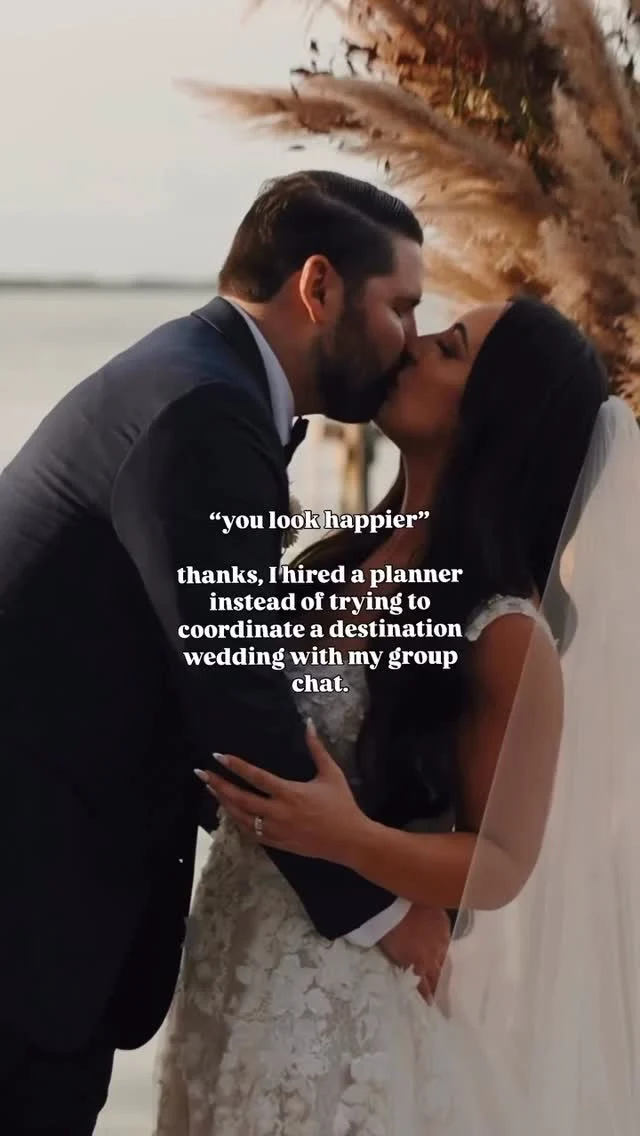 ...and was a MUCH more present fiancé & bride because of it 🫡Wedding Videography: @filmandfableco
Photography: @meaganpuett.photography
Venue: @playalargo
Florals: @alavisheventdesign
HMU: @marzmakeupandhair
Rentals and Signage: @keys_audio @mivintage @thestyledkind_